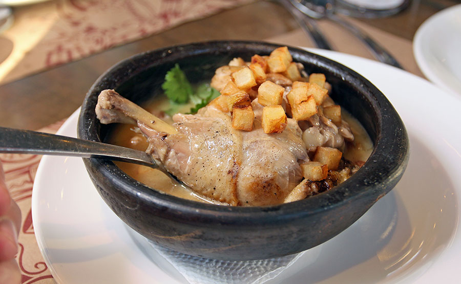 Pollo al Coñac