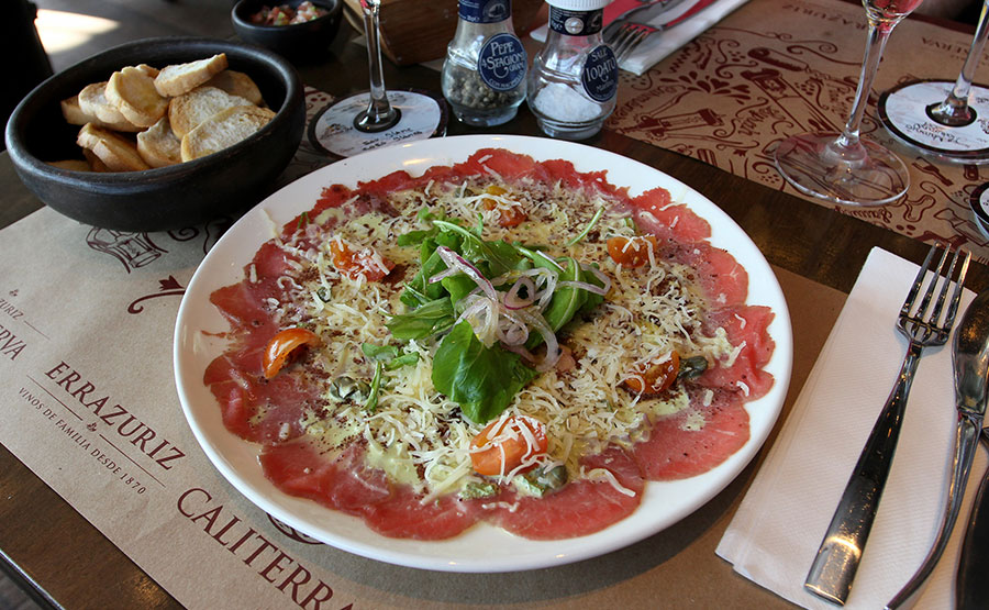 Carpaccio de Res