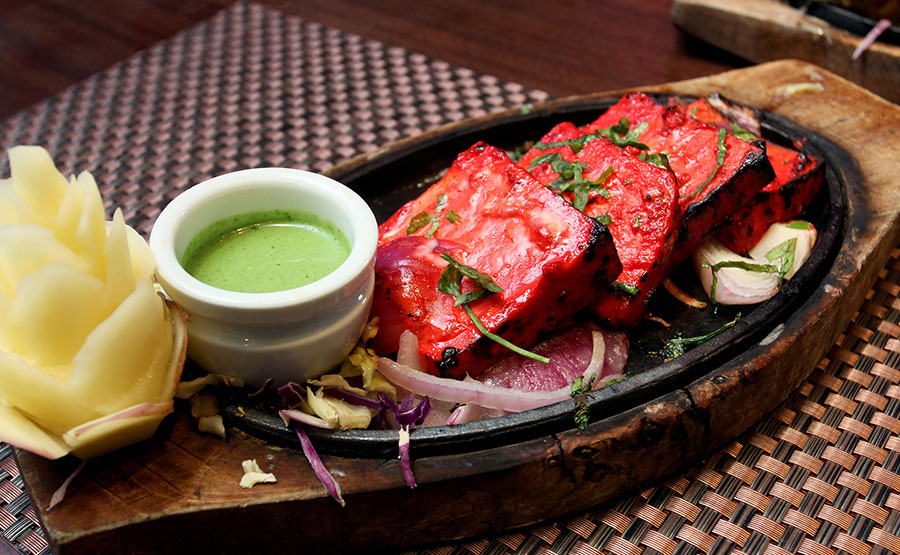 Paneer Tikka, una de las tantas recetas con tofo de este lugar
