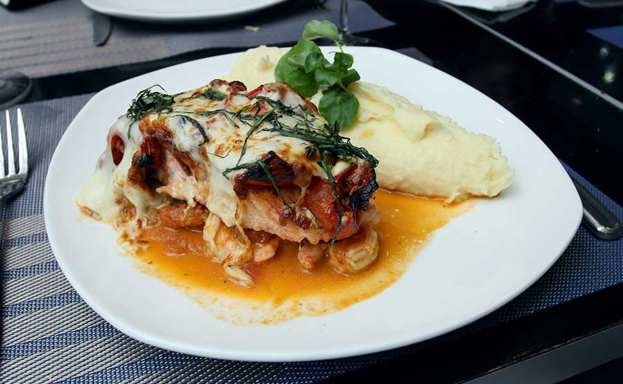 Salmón Napolitano.