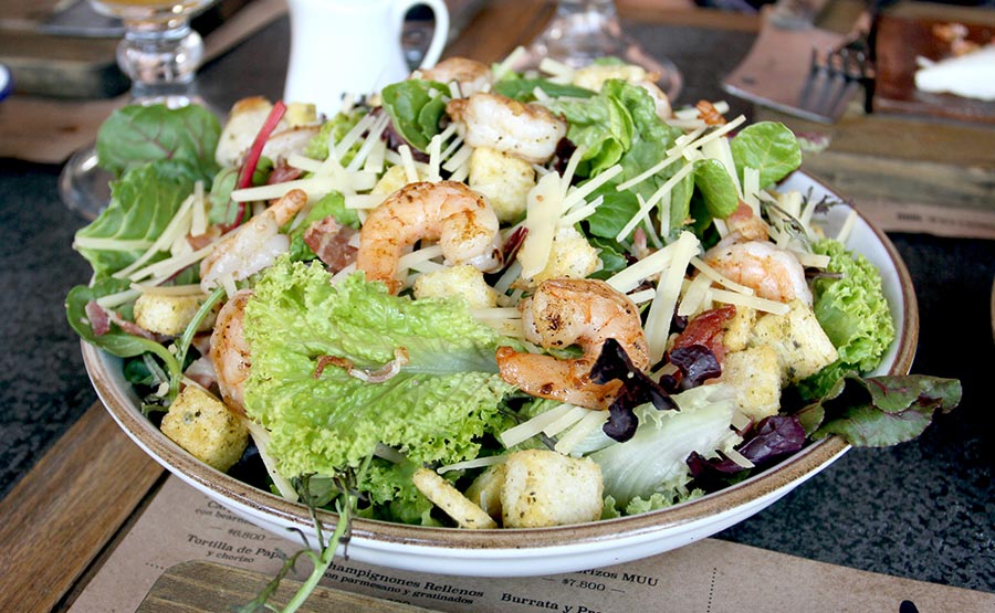 Ensalada César Camarón - Muu Steak - Parque Arauco
