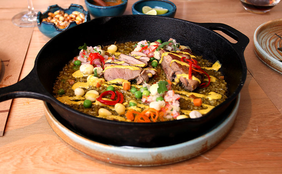 Arroz con Pato al Carbn, un clsico fino - Pescados Capitales