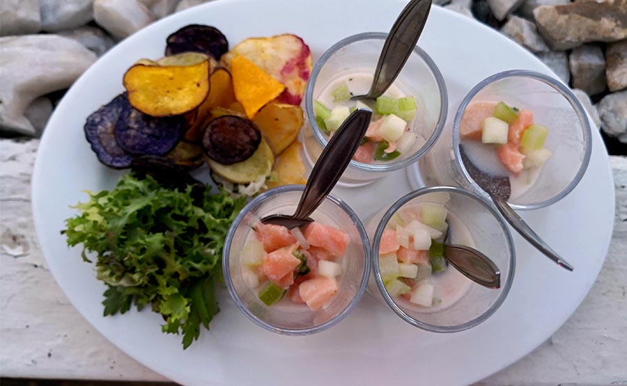 Ceviche de Salmn Thai 