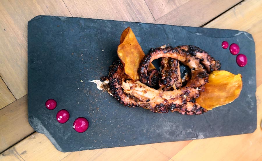 Pulpo a la parrilla - Cuerovaca