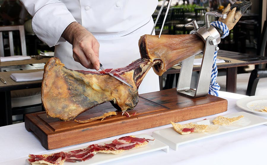 Jamón pata negra bellota - Senso - Mandarin Oriental Santiago
