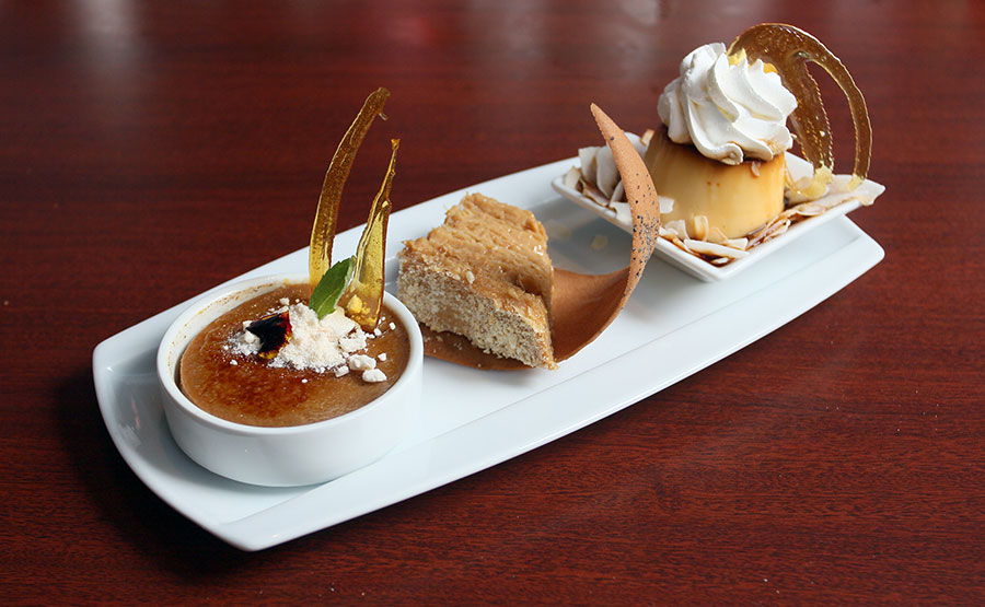 Trio de clsicos postres