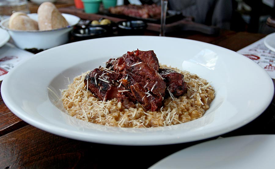 Risotto de Asado de Tira - La Cabrera Chile Alonso de Crdova