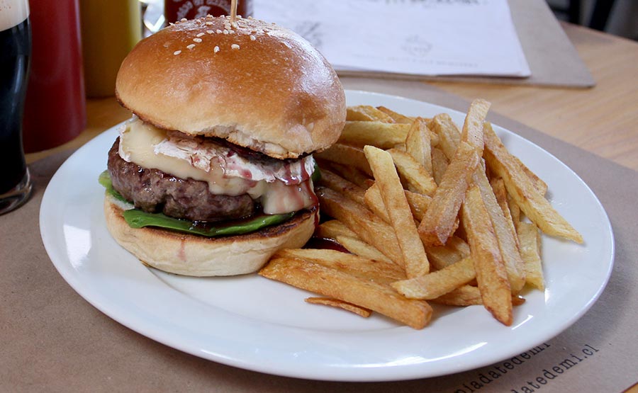 Cindy, la hamburguesa con queso camembert