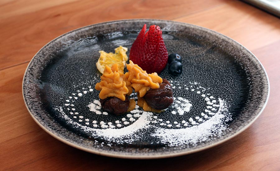 Postre de castaña - Japn Restaurant - Nueva Costanera