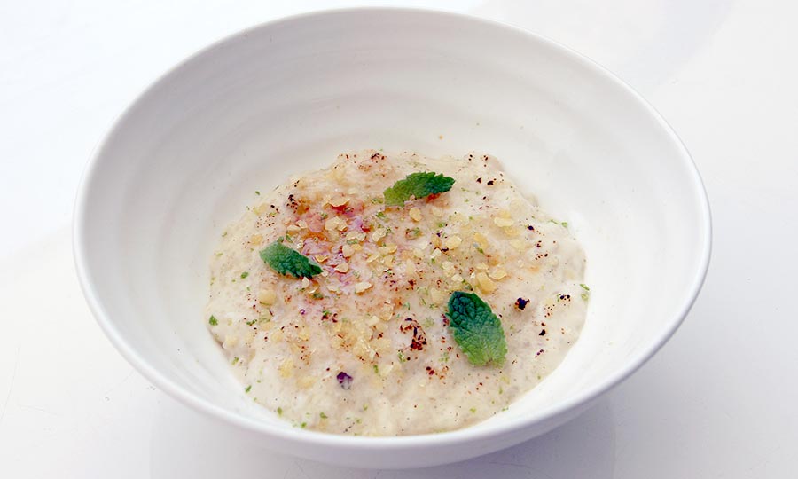 Arroz con leche de coco, mango y vainilla - Olam