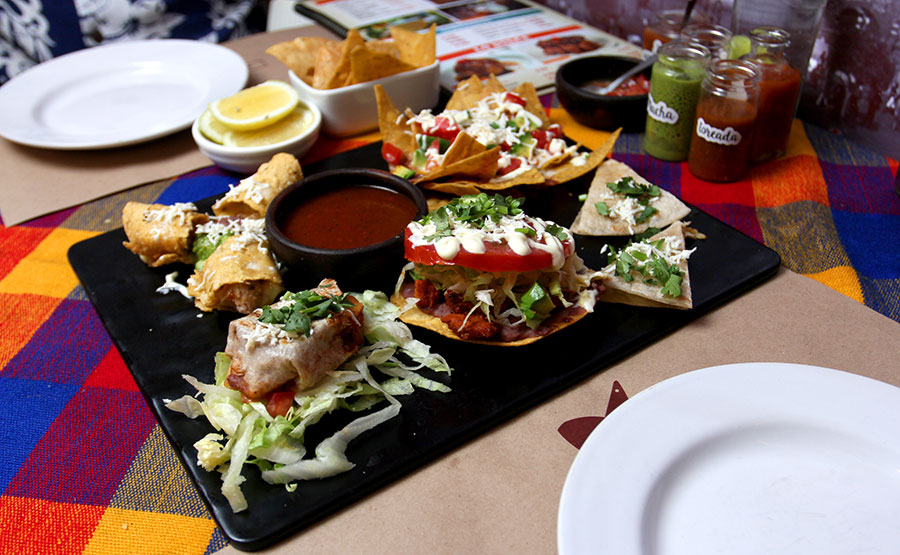 Los Montaditos del restaurante El Zócalo