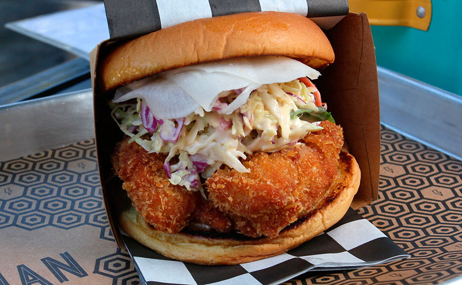 Sánguche Crispy Korean Chicken