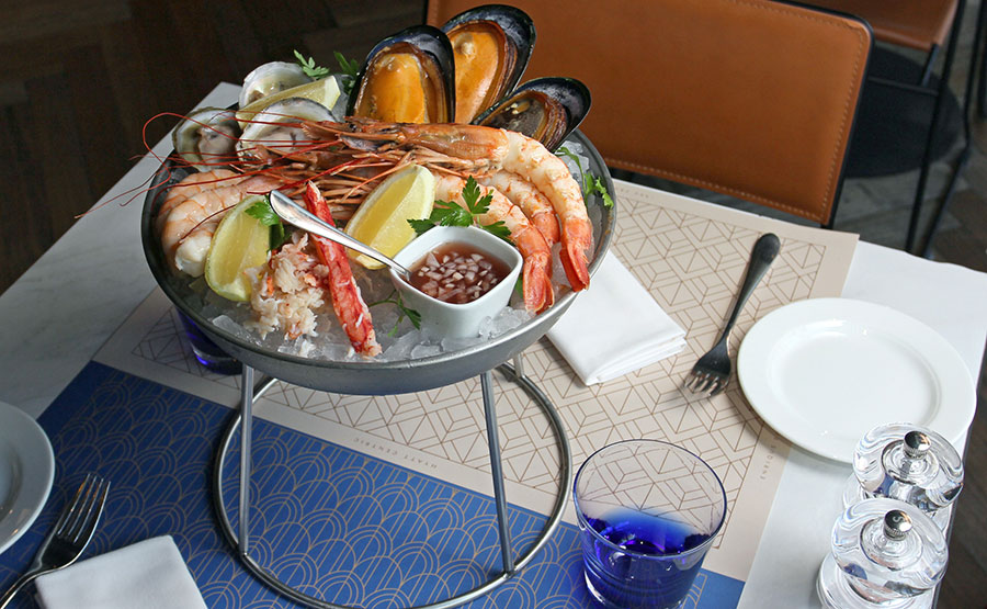 Jardín Royal de mariscos - Amandine
