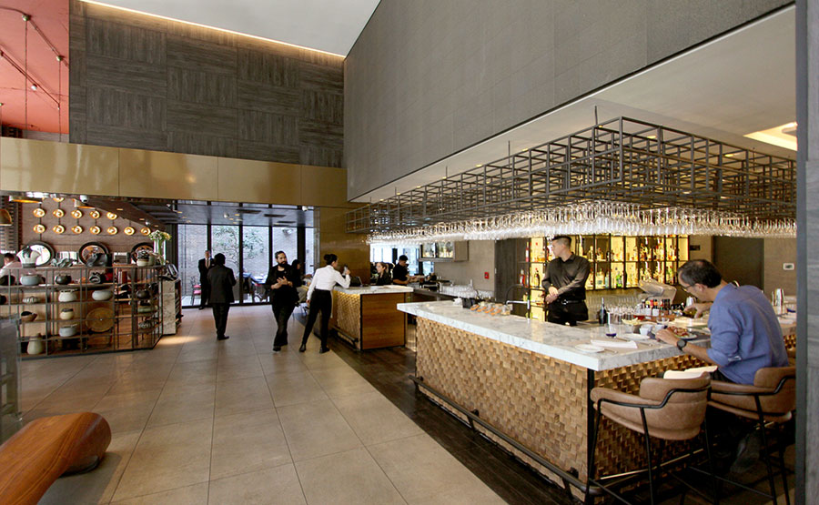 El bar de Amandin del Hotel Hyatt Centric Las Condes