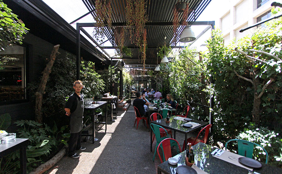 La terraza exterior de Jardn Secreto  - Bar Jardn Secreto