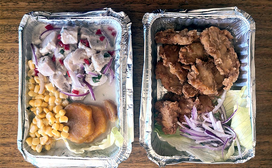 Cevicharrón, ceviche con chicharrón de pescado - Sabor Inka Perú (+Delivery)