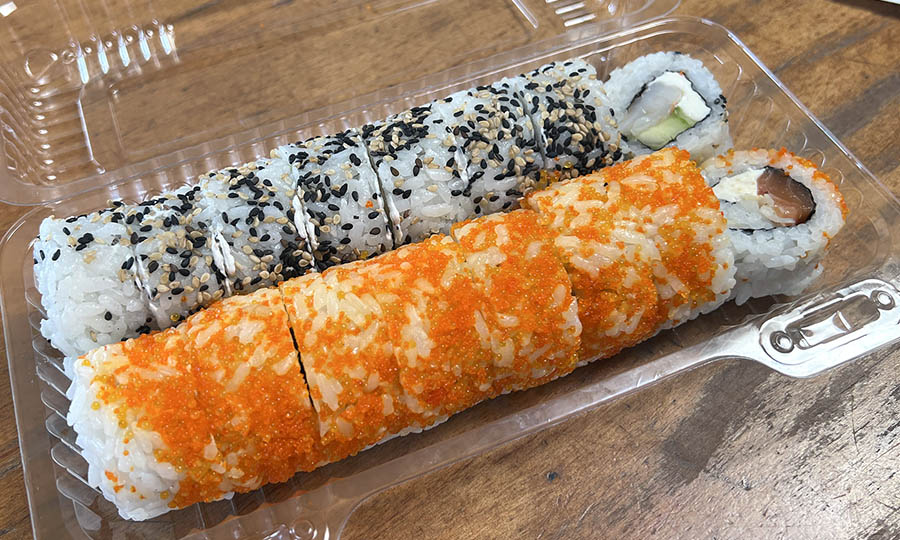 Roll California Ebi + California Sake