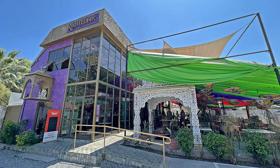 Fachada del restaurante Rishtedar en Prncipe de Gales