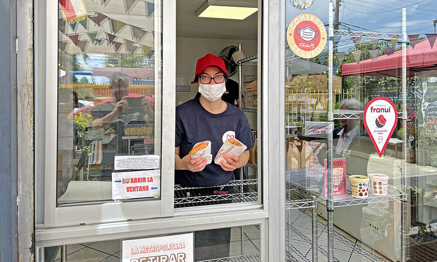 Zona de entrega de los pedidos - La Metropolitana Empanadas