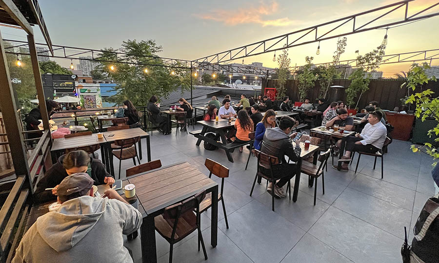 La terraza en altura del Espacio Sociedad 0306