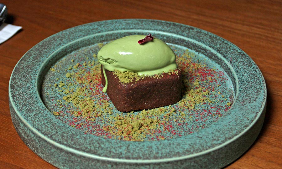 Postre Cacao Matcha