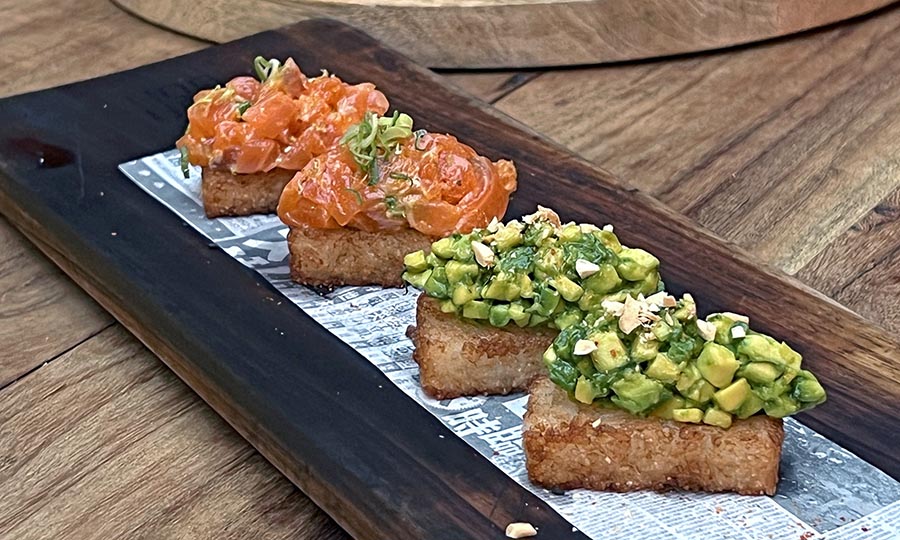 Crispy Rice de Salmón y Palta