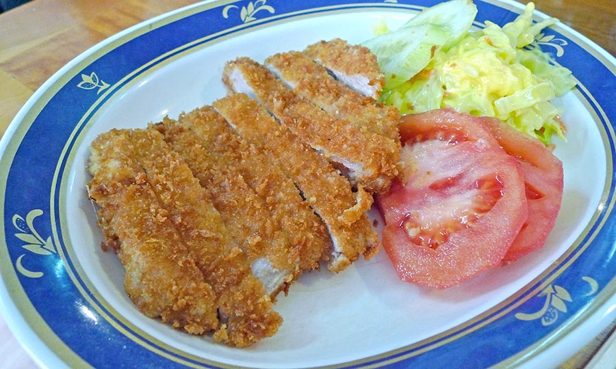 Pollo apanado en panko