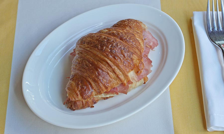 Croissant de jamn queso - Aligot