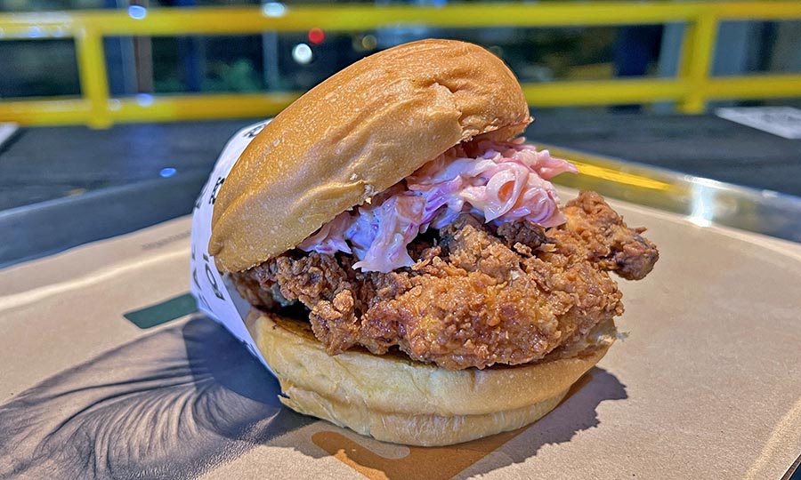 Fried Chicken Burger - Local Burger uoa