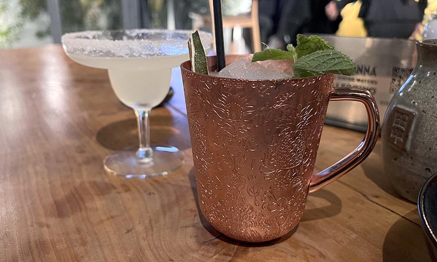 El Margarita y Moscow Mule de Tanaka