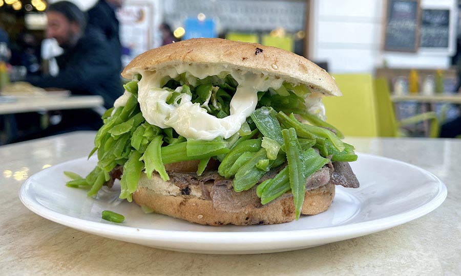 Sandwisch Chacarero con mayo