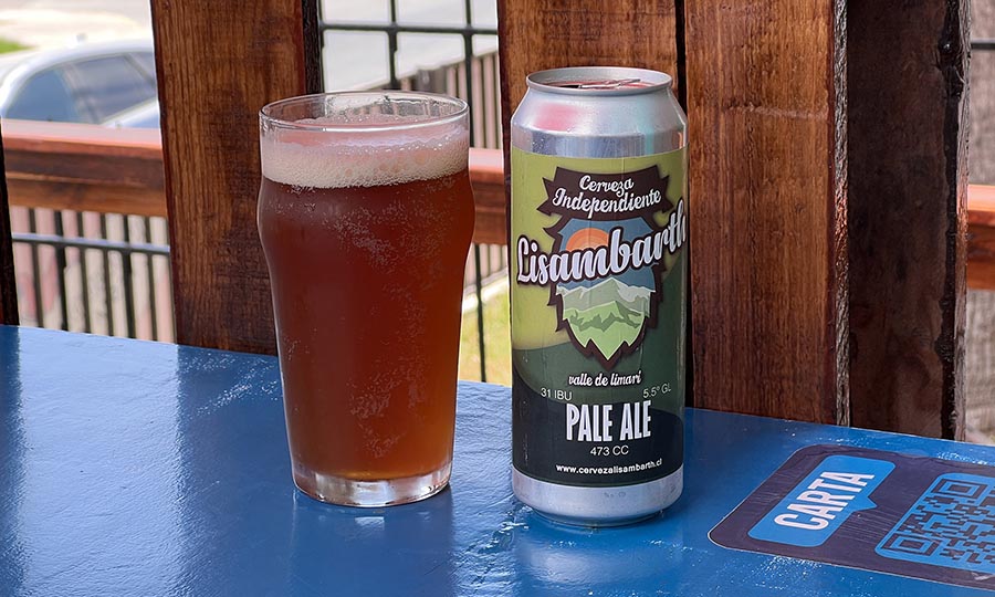 Cerveza independiente del Limarí en lata de 500cc