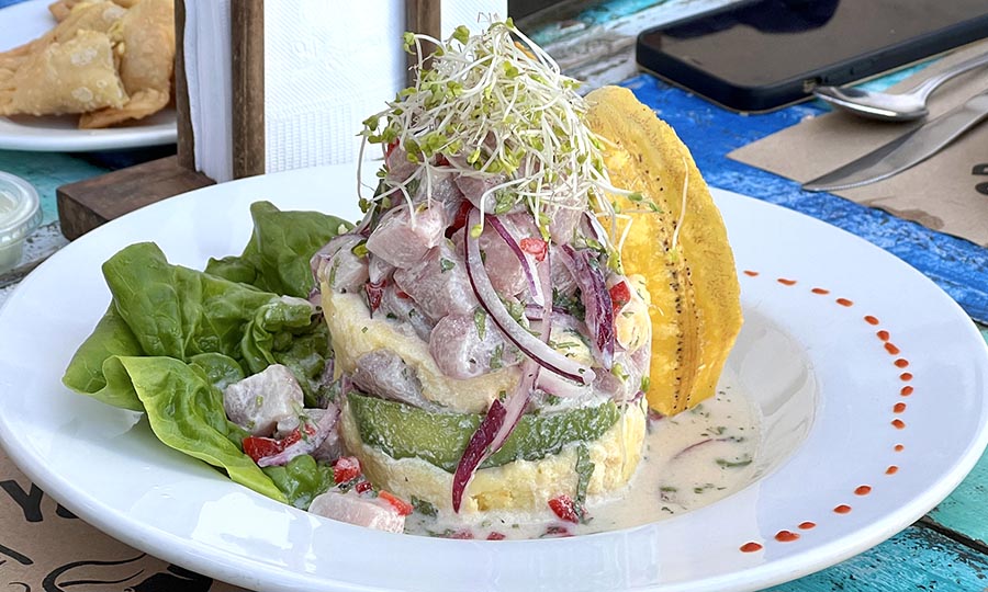 Causa acevichada - Yoko Sea Food La Serena