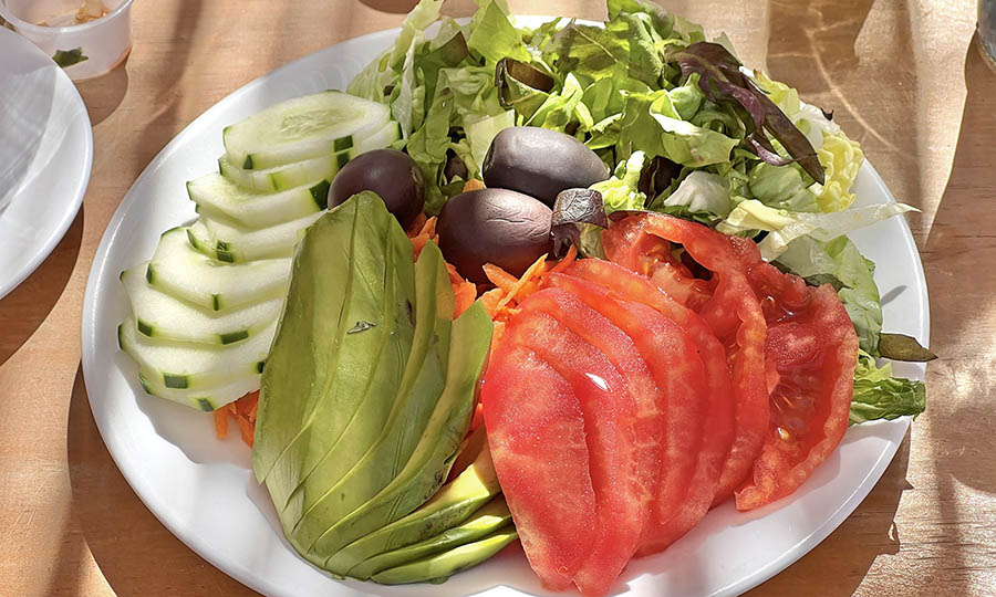 Ensalada mixta - Hacienda Miraflores Elqui