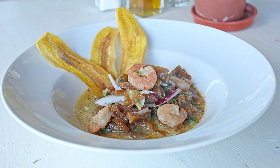 Ceviche de cochayuyo 