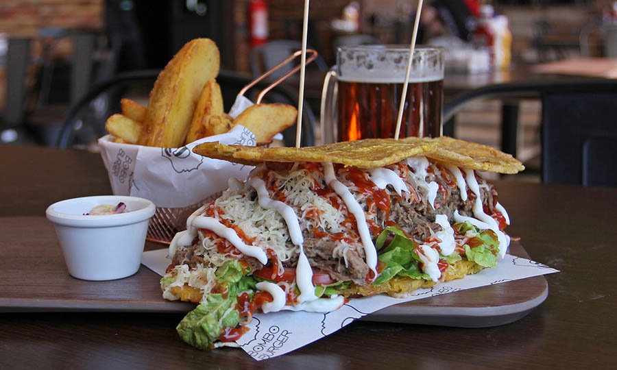 Patacón de carne