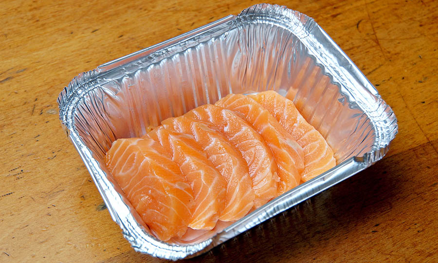 Notable sashimi de salmn