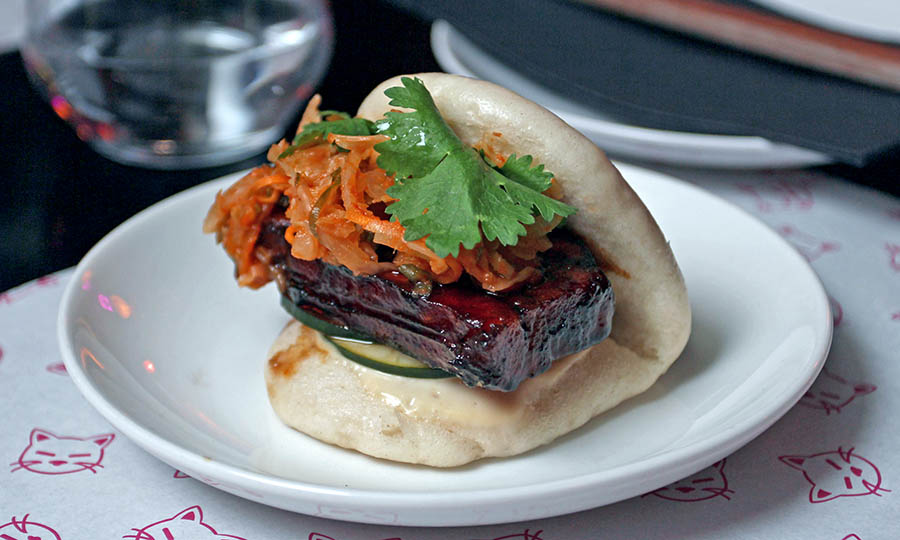 Bao de Pork belly y kimchi