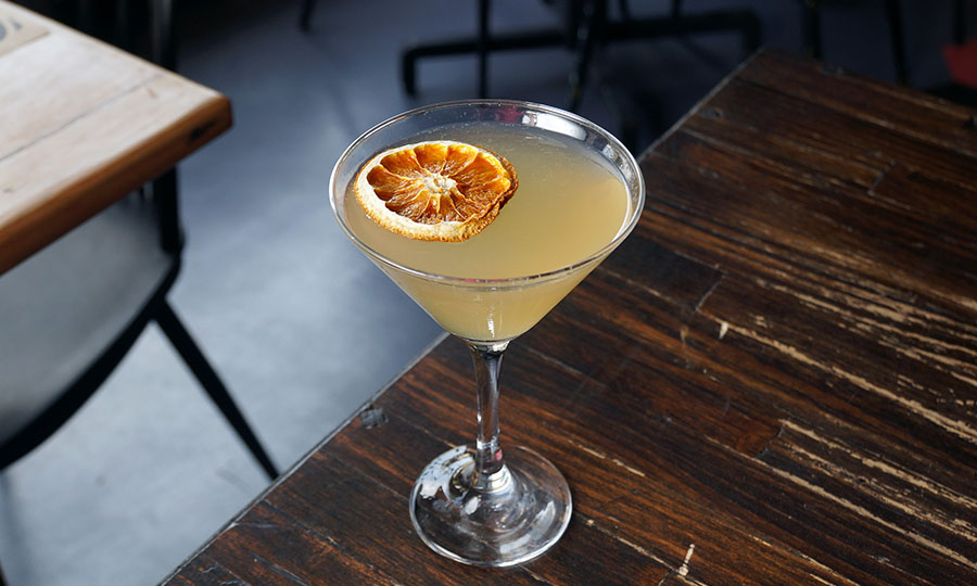 Cctel de Autor en copa martini