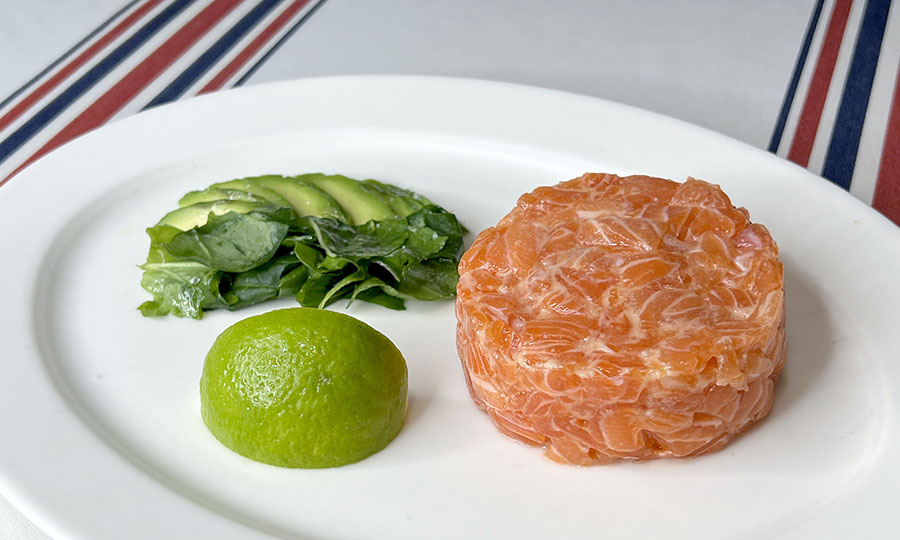 Trtaro de salmn con palta