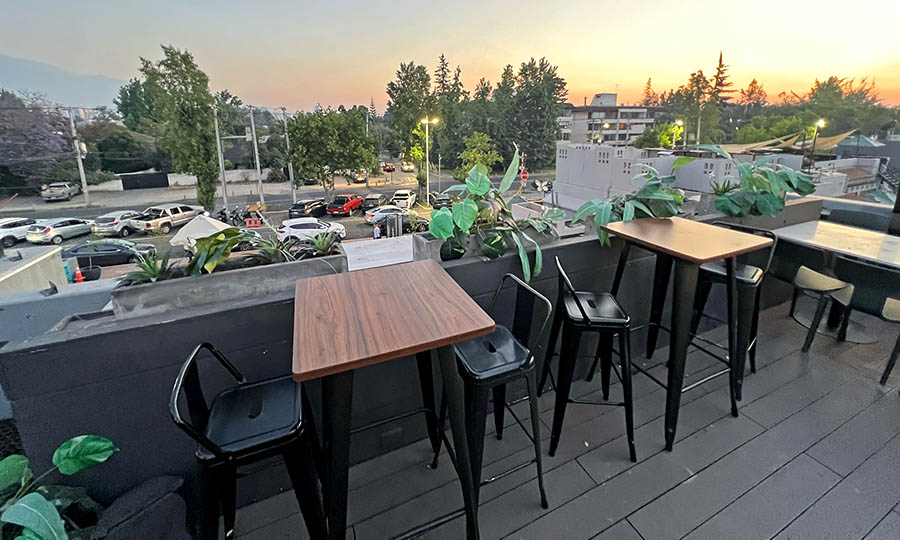 La panormica terraza roof top de Bar de Ro - Bar de Ro en Borde Ro