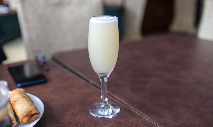 Pisco sour de restaurante chino - Long Wei