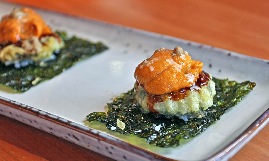 Uni Tempura Niguiri - Fukasawa