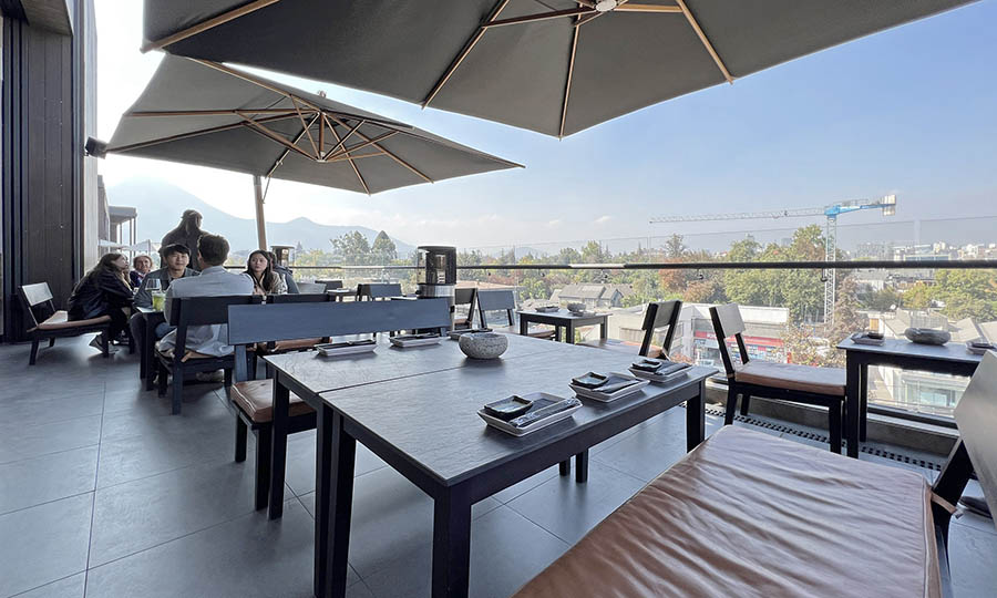 La terraza oriente de Fukasawa