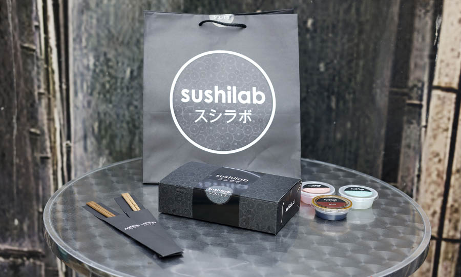 El pulcro y bien diseñado empaque de Sushilab