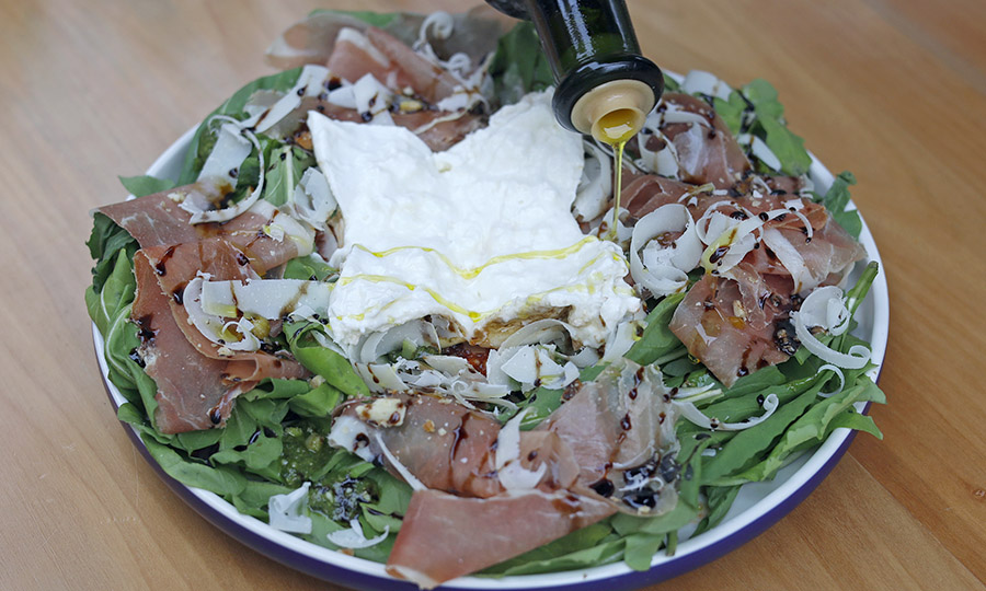Antipasto Burrata Raffaella - Raffaella Cucina