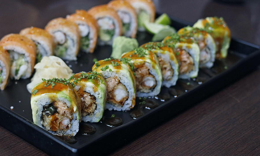 Sendai roll con toque coreano