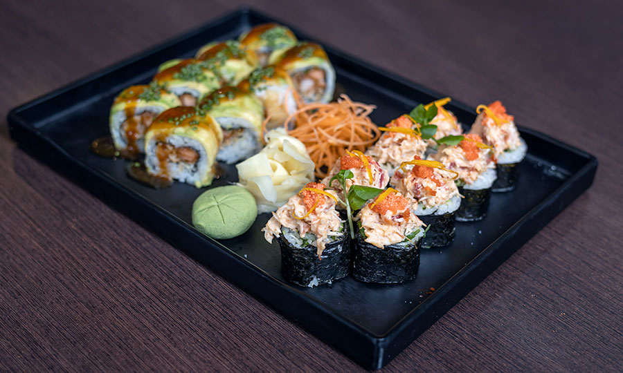 Tabla con seleccin de dos rolls - Ichiban