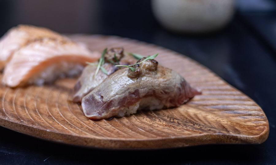 Nigiri de filete foie-gras  - Otaki Nikkei