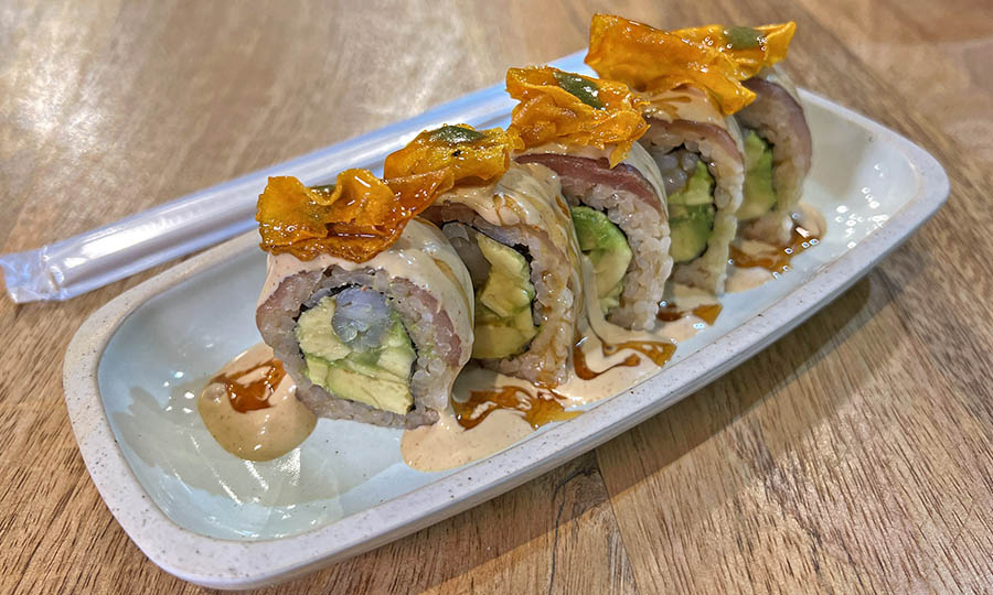 Maki ebi agridulce